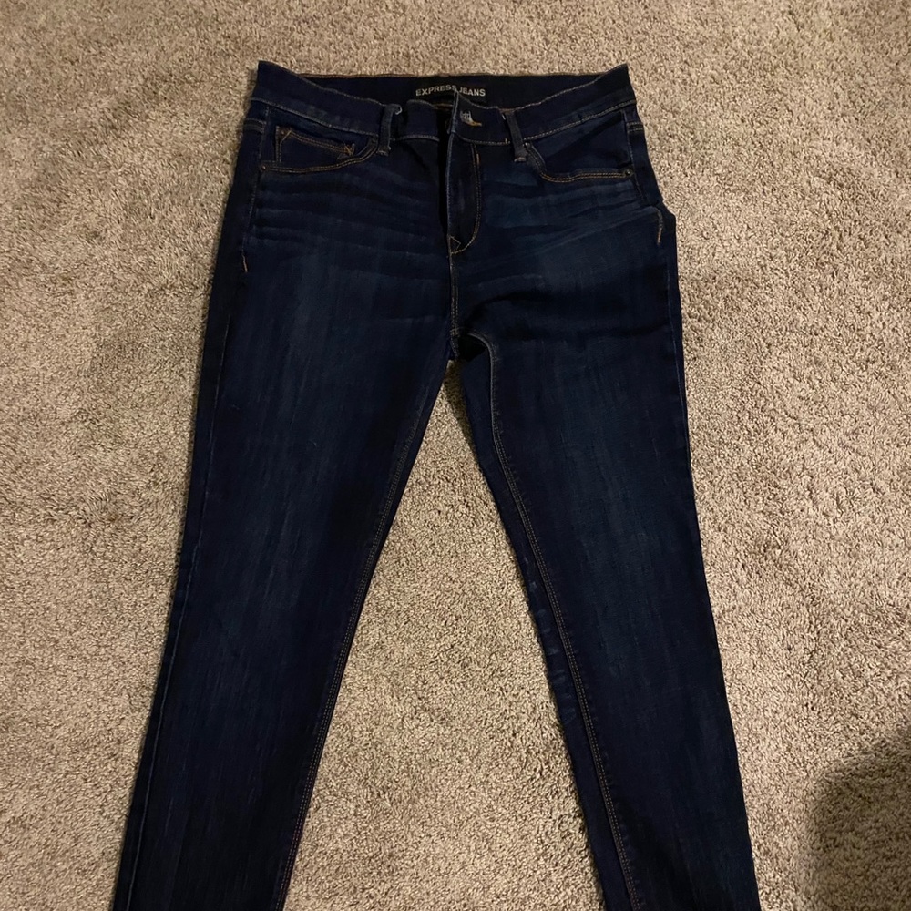 Dark skinny jeans! Express size 8S